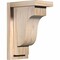 Ekena Millwork Newport Smooth Corbel w/Backplate, Douglas Fir, 5 1/2"W x 8"D x 12"H COR06X08X12NEW01SDF - alternate 1